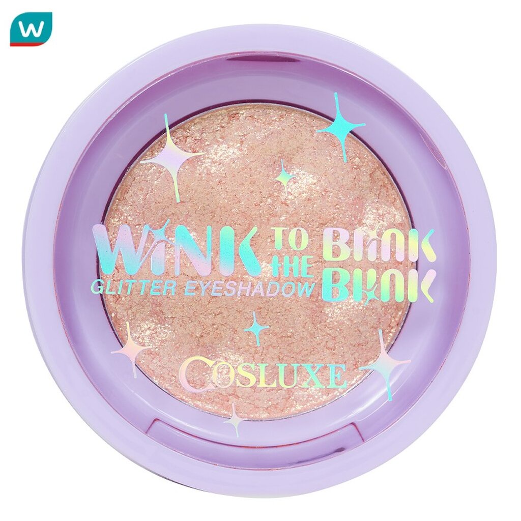 Cosluxe คอสลุคส์ ทวิงเคิล กลิตเตอร์ สตาร์ กลิตเตอร์ อายแชโดว์ พาวเดอร์ 2ก. 02 วีนัส