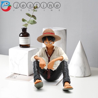 Jestine โมเดลฟิกเกอร์ Pvc รูปลิง D Luffy พร้อมโซฟาสําหรับตกแต่งบ้านรถยนต์ 13 ซม.