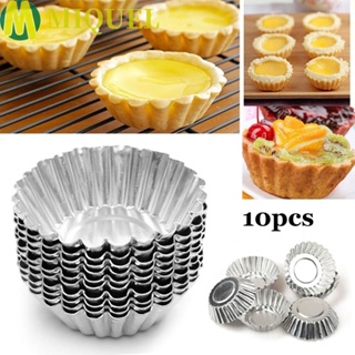 MIQUEL Reusable Baking Cup Non Stick Cake Mold Egg Tart Mold Cookie Cutter Kitchen Cupcake Flower Shape Dessert Bakeware/Multicolor