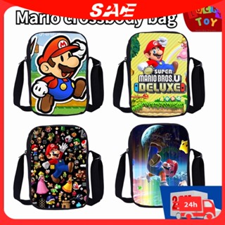 [พร้อมส่ง] กระเป๋านักเรียน กระเป๋าสะพายไหล่ ลายการ์ตูนมาริโอ้ สําหรับเด็กผู้ชาย และผู้หญิง