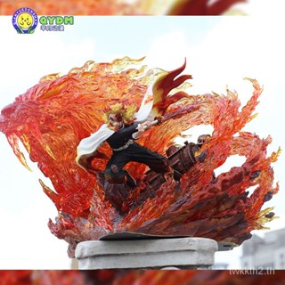 รูปปั้น Demon Slayer Kyojuro Yanhu GK แฮนด์เมด ขนาดใหญ่ 7DCZ