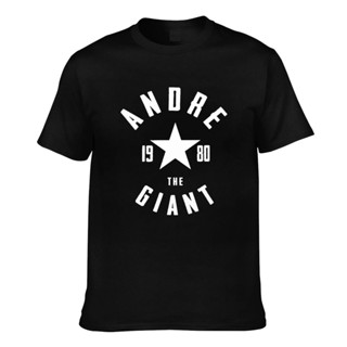 เสื้อยืด พิมพ์ลาย Andre The Giant 1980 Wrestling Hero คุณภาพสูง สไตล์วินเทจ