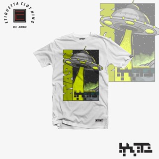 พร้อมส่ง Xtraterrestrial - Alien Shirt - ETQTCo. - Invasion การเปิดตัวผลิตภัณฑ์ใหม่ T-shirt