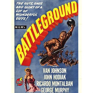 DVD ดีวีดี Battleground (1949) ภาพขาว-ดำ (เสียง อังกฤษ | ซับ ไทย/อังกฤษ) DVD ดีวีดี