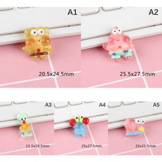 Sweetiy ใหม่ ตุ๊กตาเรซิ่น รูปการ์ตูนอนิเมะ Ch Kawaii Spongebobs Patrick Stars DIY 1 ชิ้น