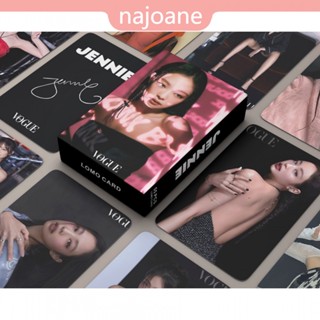 โปสการ์ดอัลบั้ม BLACK PINK Jennie Vogue Lomo Card Kpop จํานวน 55 ชิ้น