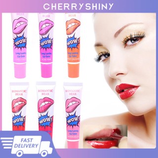 Peel Off Lip Tint 6สีผู้หญิงใหม่ Long Lasting Tearing Type Lip Gloss Moisturizing ลิปสติก Multicolor ลิปสติกแต่งหน้า