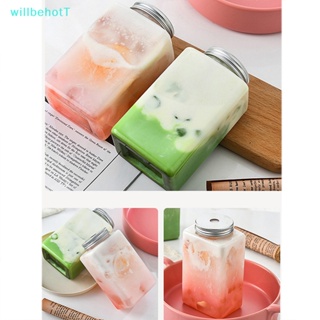 [WillbehotT] ขวดน้ําผลไม้ ชา นม เครื่องดื่ม โยเกิร์ต กาแฟ น้ําผลไม้ ขนาด 500 มล. [ใหม่]