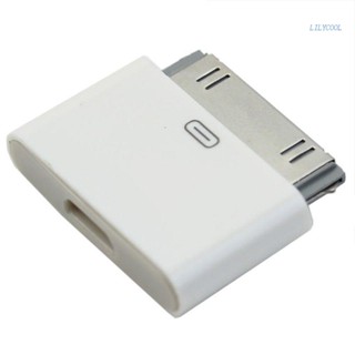 【CH*】อะแดปเตอร์แปลงสายชาร์จ Micro usb เป็นตัวผู้ 30-pin สําหรับ Apple phone 4 4s 3 3GS 1 2 3 phone4s Micro usb