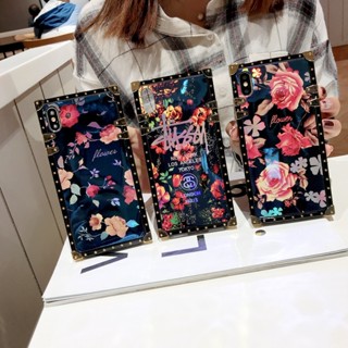 เคสโทรศัพท์มือถือ ทรงสี่เหลี่ยม กันกระแทก แต่งแสงสีฟ้า แฟชั่นหรูหรา สําหรับ HuaWei Y7A Y6 Y9 Prime 2019 Y6P Y8P Y7P Y5P Y9A