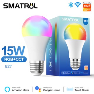 หลอดไฟ LED อัจฉริยะ 1S สีสันสดใส - ล่าสุด!หลอดไฟอัจฉริยะ Wifi สำหรับ Alexa และ Google