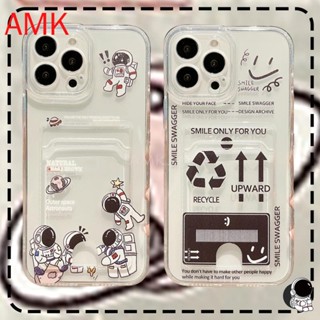 เคสโทรศัพท์มือถือแบบใส กันกระแทก ลายนักบินอวกาศน่ารัก สําหรับ AMK Tecno camon 17 17p 18 18p 18t 19 pova pop 6 go 4 3 neo 2 spark 7 7t 18i 7p 8 8p 8t 9 15 5 pro LTE 5G เคส CRSKB