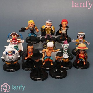 Lanfy โมเดลตุ๊กตาฟิกเกอร์ Luffy Lucci Sabo ของเล่น ของสะสม สําหรับเด็ก