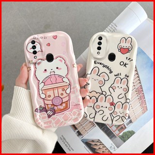 เคส OPPO A31 tpu สไตล์การ์ตูนน่ารัก ชานม หมีน้อย เคสกระต่ายน้อย สําหรับ OPPO A31 XXNY