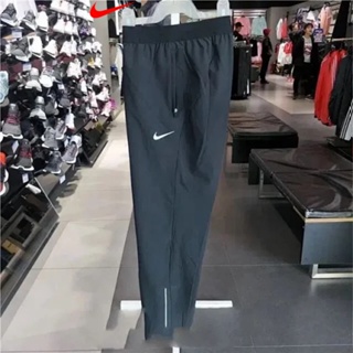 Nike ของแท้ 100% กางเกงวิ่งจ๊อกกิ้ง แห้งเร็ว มีซิป เหมาะกับทุกเพศ