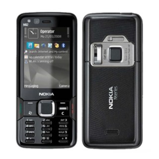 Cod พร้อมส่ง Nokia N82 GSM 3G เครือข่าย WIFI กล้อง 5MP FM โทรศัพท์มือถือ 2.4 นิ้ว (รับประกันหนึ่งปี)