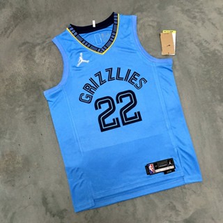 เสื้อกีฬาแขนสั้น ลาย NBA Memphis Cultivation สไตล์คลาสสิก สําหรับผู้ชาย 2020-21 #เสื้อกีฬาแขนสั้น ลายทีมชาติฟุตบอล Desmond Bane ครบรอบ 75 ปี สีฟ้า 22 ปี 381298