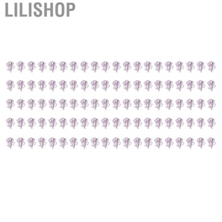 Lilishop Cool Paper Clips  Electroplated 100Pcs Rose Style Cute Paper Clips  for School