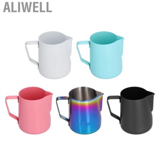 Aliwell 600ml  Frothing Jug Frother Pitcher Stainles Steel Coffee Latte Container BS