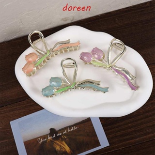 Doreen กิ๊บติดผม รูปดอกทิวลิป ปู ฉลาม อินเทรนด์ สําหรับผู้หญิง