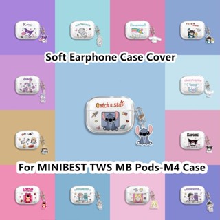 เคสโทรศัพท์มือถือแบบนิ่ม ใส ลายการ์ตูนคุโลมิ สร้างสรรค์ สําหรับ MINIBEST M4 MINIBEST TWS MB Pods-M4