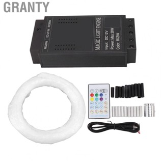 Granty Fiber Optic Lamp  Music RGBW Fiber Optic Lights Professional Low Voltage Safety Adjustable Brightness DC12V  for Ceiling for Theater