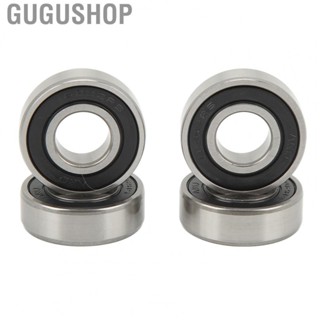 Gugushop 6202‑RS Chrome Steel Bearing Set Mini Bike Wheel Bearing Impact Resistant Low  Coefficient for Mini Bike