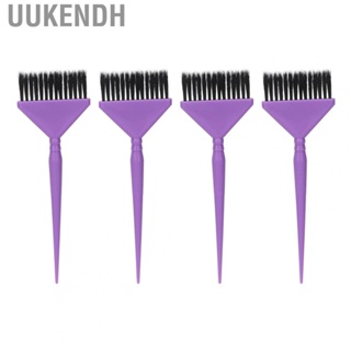 Uukendh  Brush  4Pcs Portable Hair Coloring Applicator Long Tail Washable  for Beauty Salon