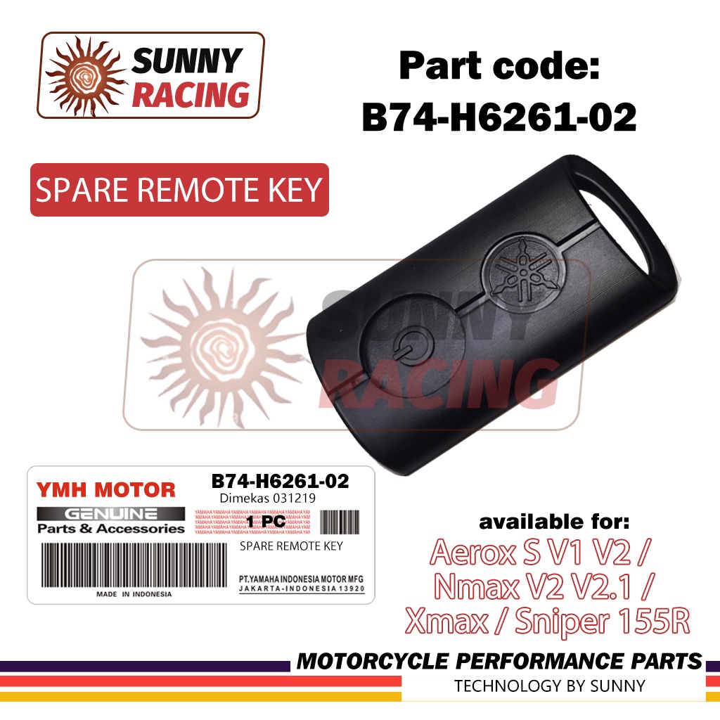 ของแท้ กุญแจรีโมตสํารอง (Aerox S V1 V2 / Nmax V2 V2.1 / Xmax / Sniper 155R)

<p>“><center></p>
<h4></h4>
<p><p><font color=