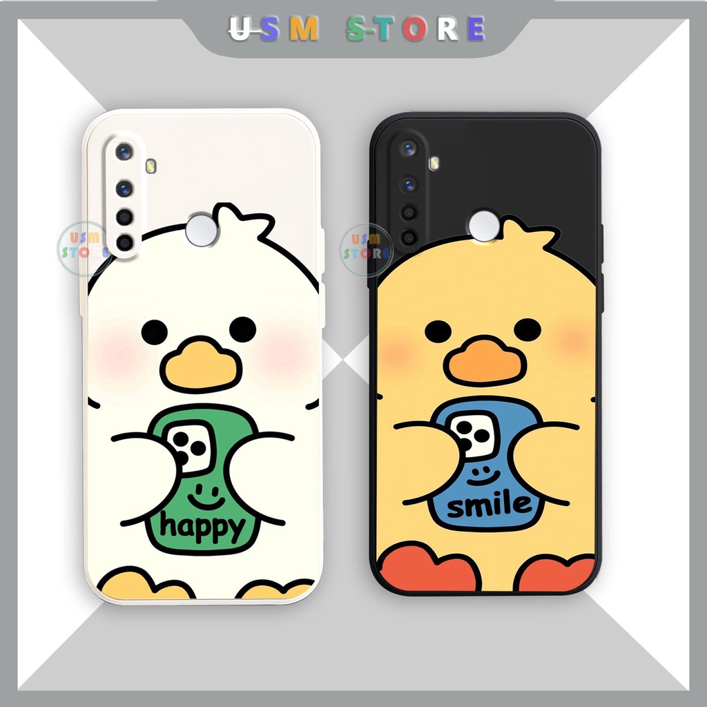 เคสสําหรับ OPPO Realme 5 / Realme 5S/ Realme 5 Pro / Realme Q/ A8/ A31 ยืดหยุ่น TPU ขอบสี่เหลี่ยม เป