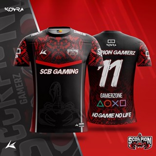 [พร้อมส่ง] เสื้อกีฬาแขนสั้น ลายทีม baju raya SCB GAMING FAIRPLAY kurta lelaki E-sports