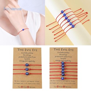 Autu สร้อยข้อมือเชือก สีแดง นําโชค แฮนด์เมด