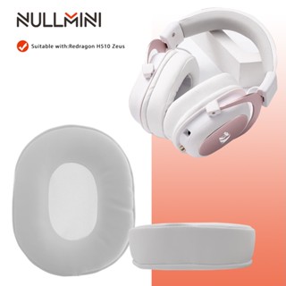 Nullmini ฟองน้ําครอบหูฟัง แบบเปลี่ยน สําหรับ Redragon H510 ZEUS WHITE