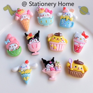 SANRIO สติกเกอร์แม่เหล็ก ลายการ์ตูนไอศกรีมน่ารัก แบบสร้างสรร…