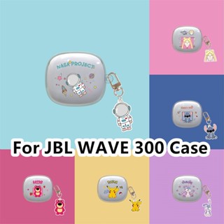 【Case Home】เคสหูฟัง แบบนิ่ม แบบใส ลายการ์ตูน สําหรับ JBL WAVE 300 JBL WAVE 300