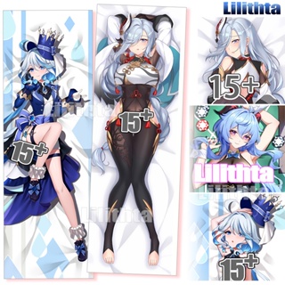 ปลอกหมอน พิมพ์ลายการ์ตูนอนิเมะ Dakimakura Genshin Impact Furina Focalors and Shenhe and Ganyu Game ปลอกหมอนบอดี้ ปลอกหมอนทําเอง