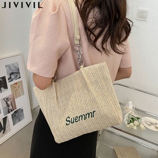 JIVIVIL·กระเป๋า Tote ขนาดใหญ่ความจุของเกาหลีกระเป๋าเดินทางสะพายไหล่