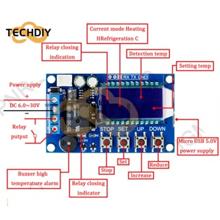 Xy-t01 โมดูลเทอร์โมสตัท ควบคุมอุณหภูมิ ทําความเย็น ดิจิทัล