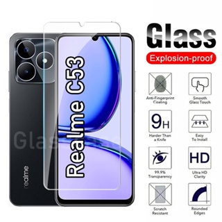 ฟิล์มกระจกนิรภัยกันรอยหน้าจอ 9H สําหรับ Realme C53 C55 C 53 C 55 Nfc Narzo N53 N 53 RealmeC53 RealmeNarzoN53 2023 1-2 ชิ้น