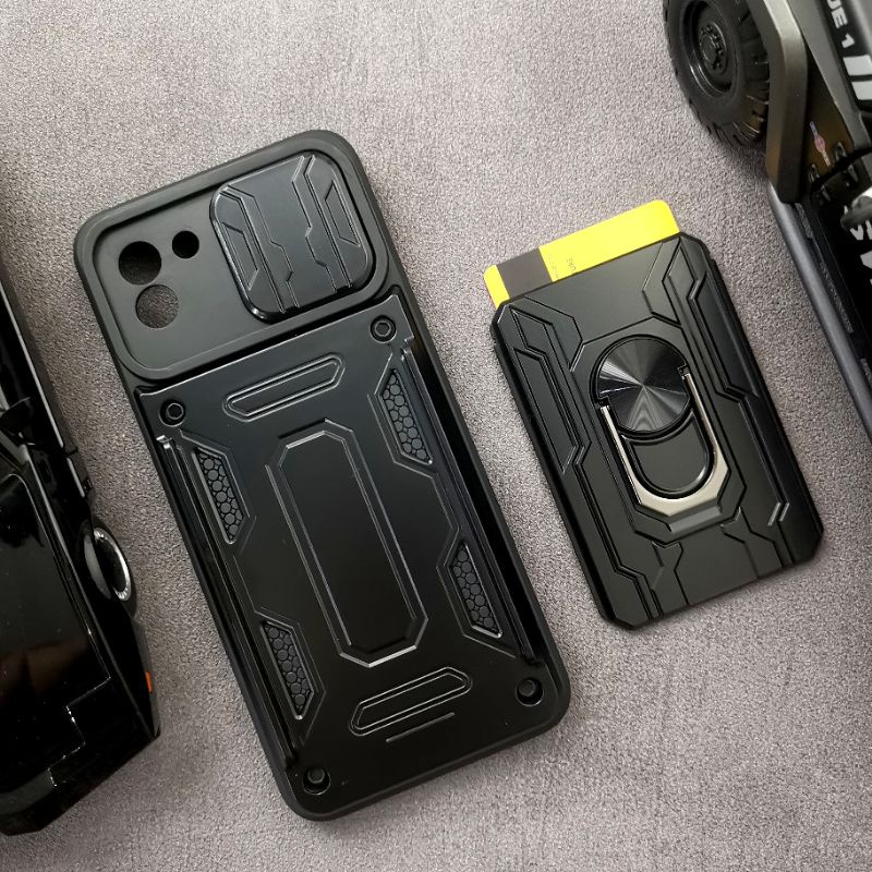 Samsung A03 - CardX Flip Lens Card Ring เคสเกราะที่ทนทานกันกระแทก
