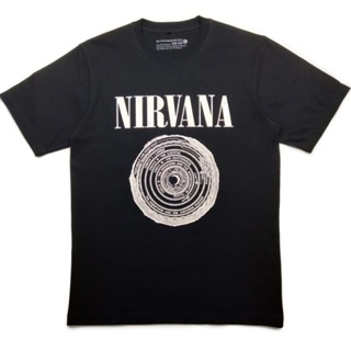 โอ้พระเจ้า1  เสื้อยืดลําลอง ผ้าฝ้าย 100% แขนสั้น พิมพ์ลายวง Nirvana Circles Of Hell สีดํา พลัสไซซ์ XS-3XL สําหรับผู้ชาย