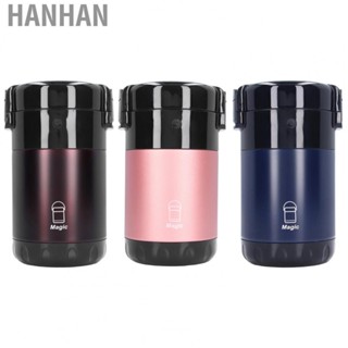 Hanhan Insulated Lunch Containers 2.3L  3 Layers 304 Stainless Steel Vacuum