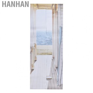 Hanhan Interior Door Decals PVC Material Easy Cleanable Door  for Living Room for Bathroom for Bedroom