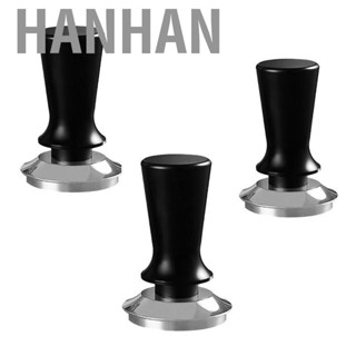 Hanhan Elastic Coffee Tamper Stainless Steel Constant Pressure Spring Coffee Tamper 2nd Generation Black