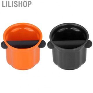 Lilishop Coffee Dump Bin  Ergonomic Shock Absorbent Knock Box Low Slag   for Bar for Coffee Grounds for Home