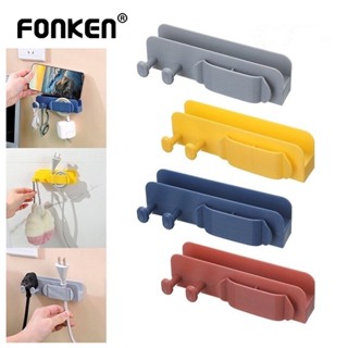 Fonken คลิปจัดเก็บสายเคเบิ้ล โทรศัพท์มือถือ แบบติดผนัง