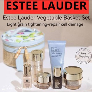 Super Economical Set~Estee Lauder คลีนซิ่งมิลค์ 30 มล. + ขวดสีน้ําตาล ขนาดเล็ก 7 มล. + dw 7 มล. + ครีมบํารุงรอบดวงตา Zhiyan 5 มล. + ครีม Zhiyan 15 มล. + Zhiyan Water 30 มล.