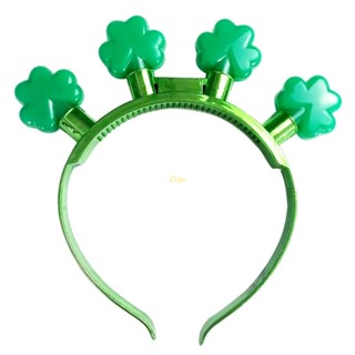 Flgo ที่คาดศีรษะ ลาย St Patrick s Day Shamrock สําหรับตกแต่งวัน St Patrick s