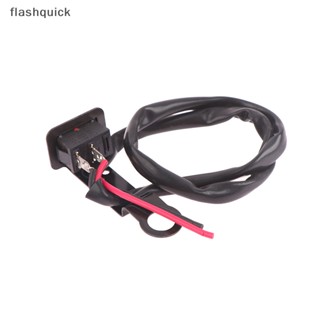 Flashquick สวิทช์ปุ่มกดเปิดปิดไฟหน้ารถมอเตอร์ไซค์ DC12V-24V กันน้ํา