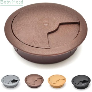 【Big Discounts】60mm 80mm PC Computer Desk Plastic Grommet Table Cable Tidy Wire Hole Cover#BBHOOD